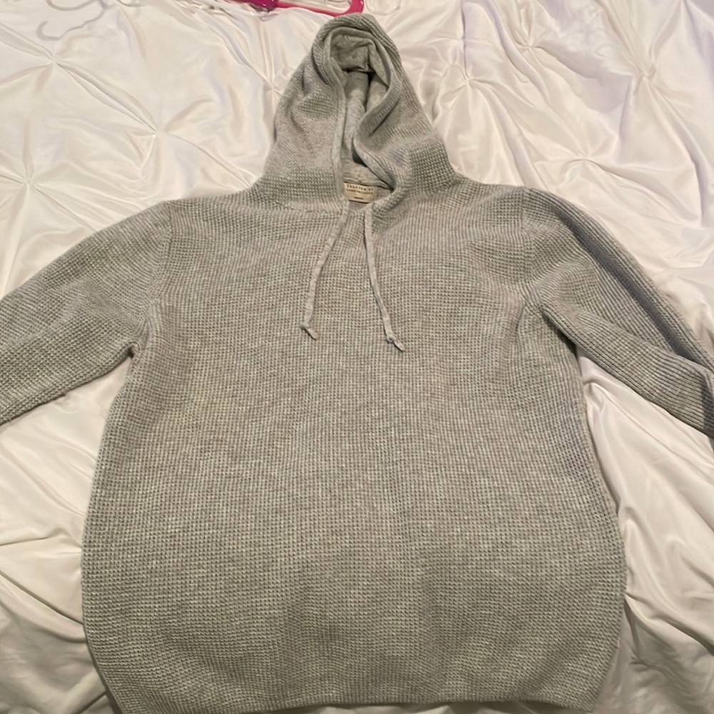 Candy & Caviar Recycled Blend Waffle pullover hoodie. Size Men’s L.
